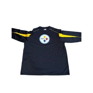 Pittsburgh Steelers Long Sleeve Shirt – Size 2XL – Rubberized‎ Front Logo